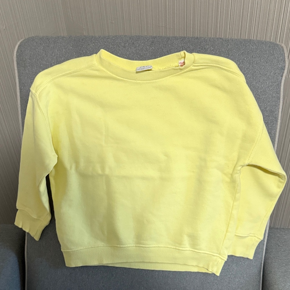 Zara Light Yellow Knit Top